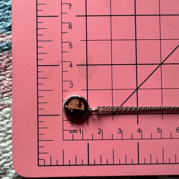 Vintage De Passille Sylvestre Silver Chain Art Deco Design Necklace Jewelry - Picture 8 of 8